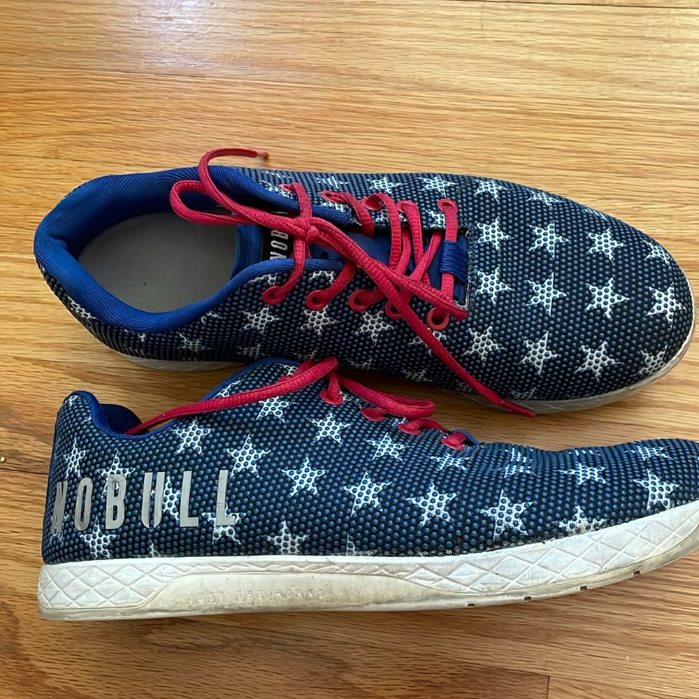 Nobull Trainers Blue Stars (NO INSOLES - may include custom upon request)